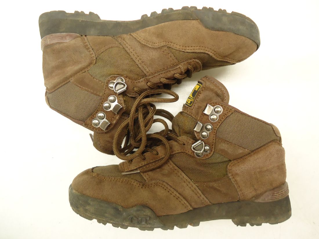 GT Hawkins/ホーキンス■5(24.0cm程度)■レディース トレッキングブーツ GT 9351/レザーレースアップ 編み上げ アウトドア ショートブーツ■5(22.5cm程度)■ブラウン×カーキ■山登り等のアウトドアに最適☆【中古】