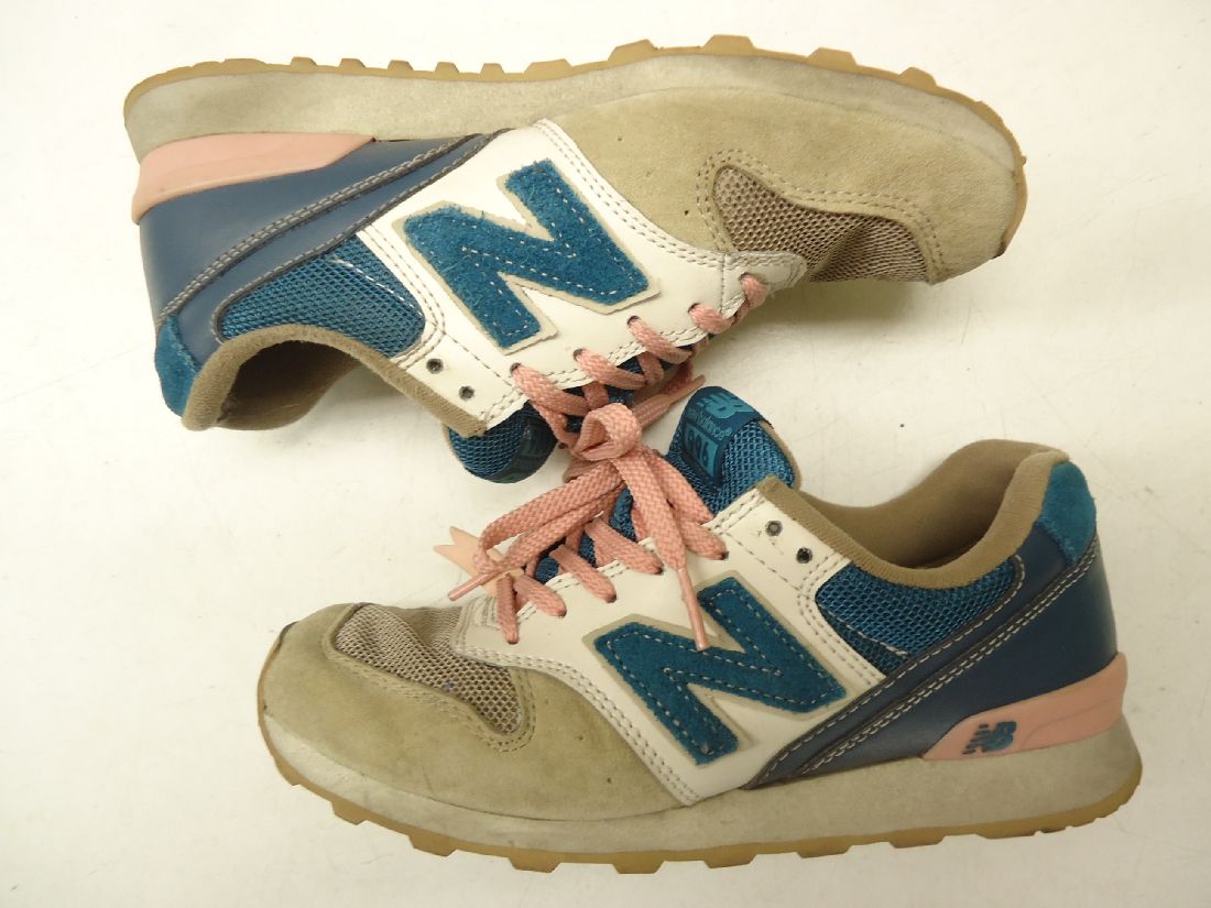 new balance/ニューバランス■23.0cm/US6/UK4/EU36.5■レディース ランニングシューズ WR996CS/ローカットスニーカー■SAFARI/サファリ■本革◎LIFESTYLEカテゴリーの2017年SPRING/SUMMERシーズンモデル☆【中古】