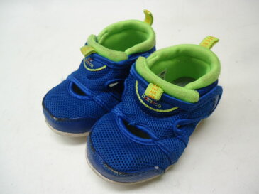 new balance/ニューバランス■12.5cm■ベビー用サマーシューズ マジックテープ キッズ サンダル スニーカー FD506BGI■BLUE/ブルー/青色■お出かけが楽しくなるキュートで鮮やかなカラーリング☆お子様の成長をサポートする機能が充実のキッズシューズです◎【中古】