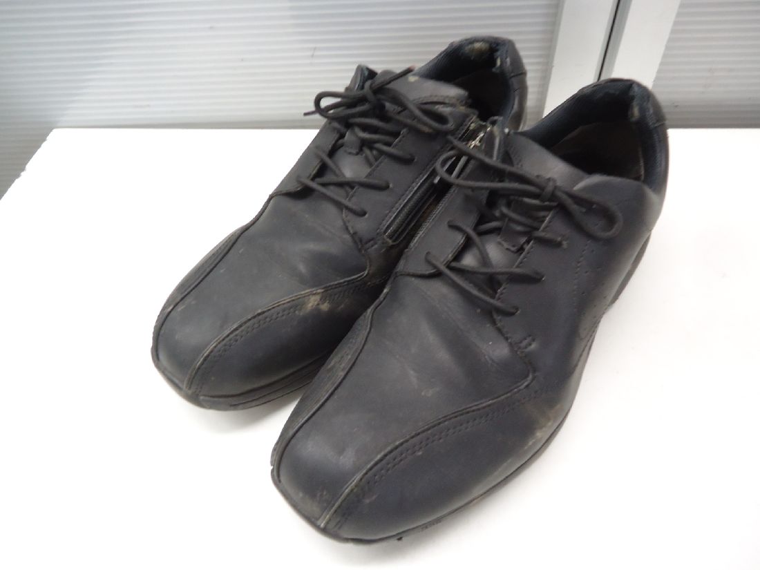 BRIDGESTONE/ブリヂストン■28.0cm■NRUX アルクス SHWT01 EZ1010 メンズ レザー スクエアトゥ ウォーキングシューズ サイドジ...