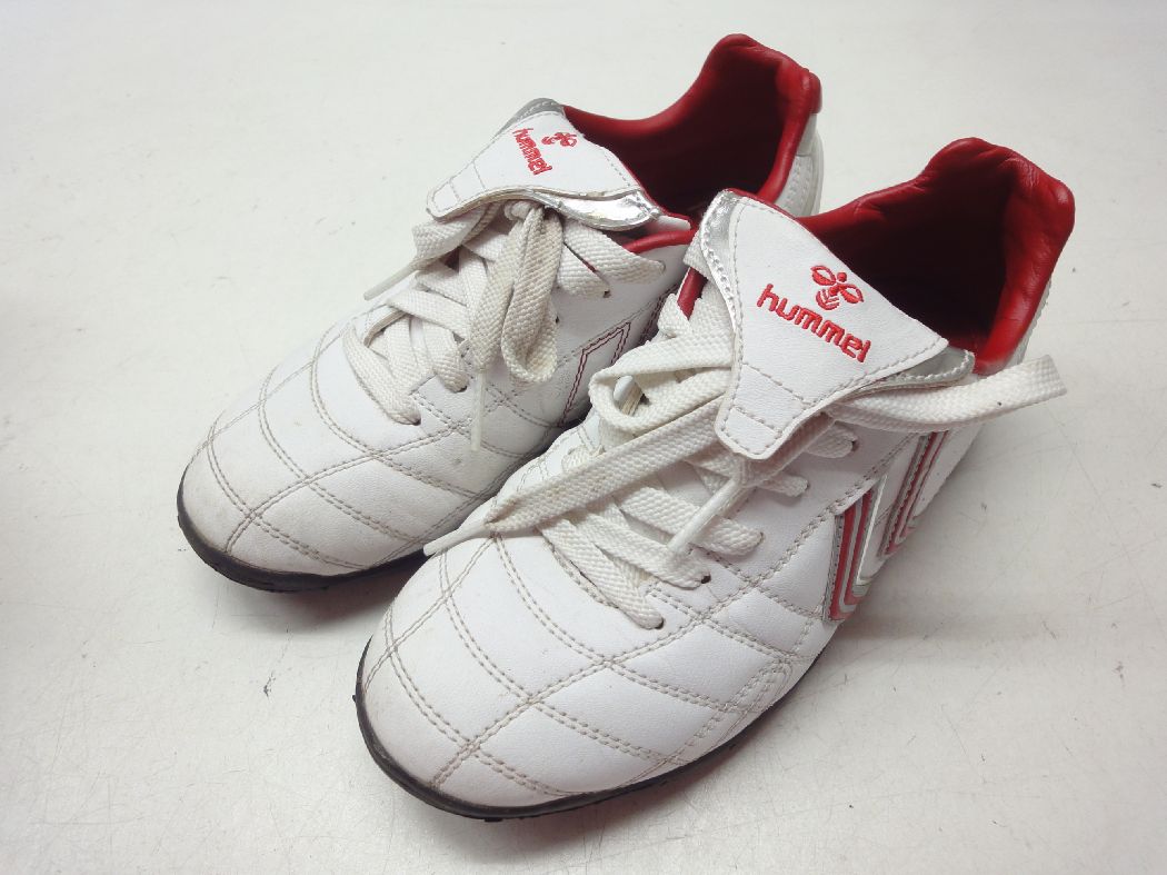 hummel/ヒュンメル■22.0cm■コルスコ TS TF ジュニア キッズ サッカー トレーニング シューズ ローカットスニーカー HJS2105 1209 SI 28950■ホワイト/レッド■2010年3月発売モデル☆初-中級者向け◎通販 サッカー 用品 セール