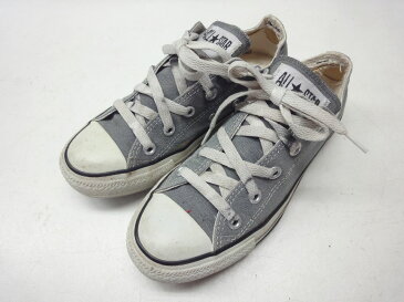 CONVERSE/コンバース■US4(23.0cm)■CANVAS ALL STAR OX キャンバスオールスターオックス ローカットスニーカー シューズ 1C989■CHARCOAL/チャコールあらゆるファッションに相性が良く、オールシーズンで履きこなせる万能アイテム☆【中古】