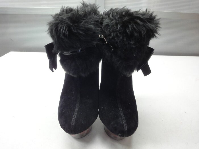 CECIL McBEE/セシルマクビー◆レディース 厚底 ボアブーツ◆22.5cm～23.0cm程度【中古】