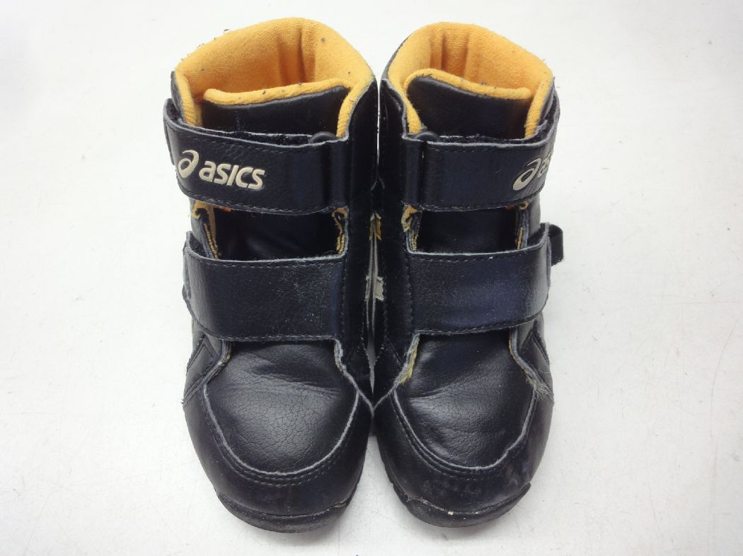 asics/アシックス◆キッズ ハイカットスニーカー◆18.0cm◆TUW105★記名あり【中古】