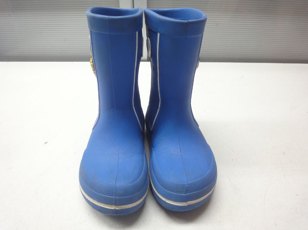 ★記名あり★CROCS/クロックス◆キッズ ジュニア レインブーツ◆J1/19.0cm◆11018【中古】