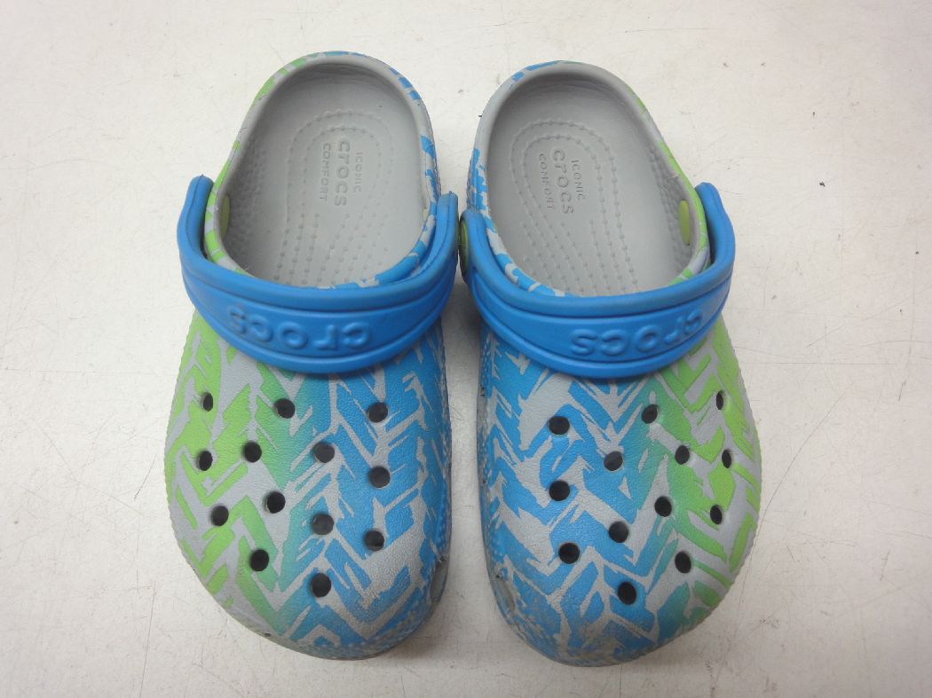 CROCS/クロックス◆ICONIC COMFORT/アイコニック コンフォート◆キッズ ジュニア スリッポン サンダル◆C9/16.5cm◆208416