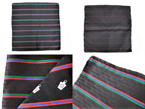 英国製イギリスフリーメイソンオフィシャル総柄刺繍ネクタイ&チーフハンカチSET新品未使用品【M-12194】
