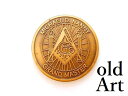 2002年フリーメイソンメンバーテキサス州グランドマスター記念コインメダル【M-13141】【中古】 1