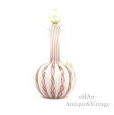 ITALY イタリア製 ヴィンテージ Murano Glass ムラーノガラス ベネチアンガラス ウォーター ピッチャー ジャグ 水差し 蓋付き オブジェ イン...