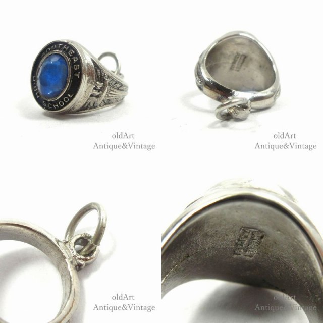 USA製 ヴィンテージ Southeast High School カレッジリング スクール ペンダント ヘッド トップ チャーム ネックレス【N-22166】【中古】【送料無料】