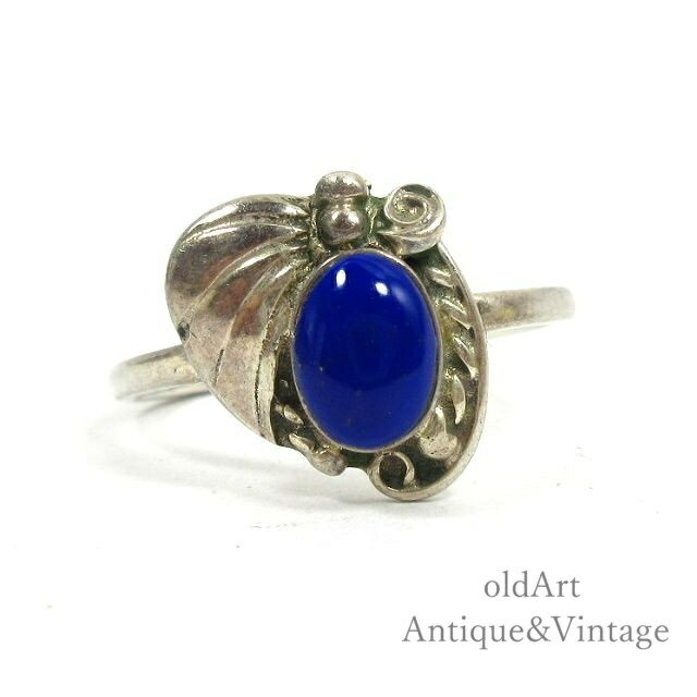 USA製 1980年代 ヴィンテージ ネイティブアメリカン インディアン STERLING シルバー 銀製 リング 指輪【11号】【N-22374】【中古】【送料無料】