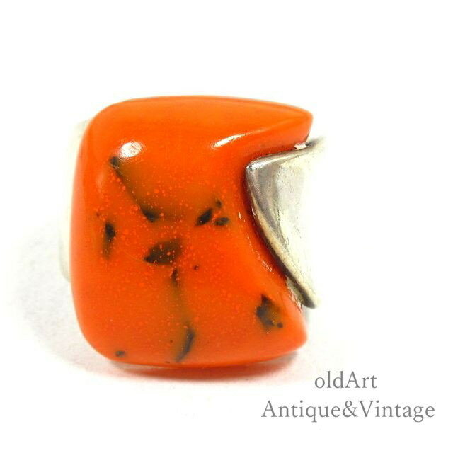 地中海 キプロス島 ホールマーク 刻印 スターリング シルバー 銀製 リング 指輪【12.5号】【N-23233】 【中古】【送料無料】