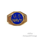 USA製 1940年代 WW2 ヴィンテージ US.NAVY Sweet heart ミリタリー ブローチ ピン【N-24815】【中古】【送料無料】