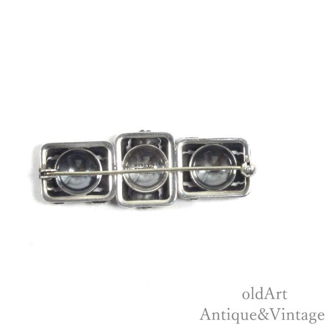 北欧 デンマーク製 ヴィンテージ N.E.From 1950-60年代 STERLING 花 フローラル シ...