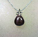 天然石 ガーネット ネックレス ペンダント 1点物 柘榴石AAA 12x11x5mm アクセサリー パワーストーン 1月誕生石 御守り石(3)