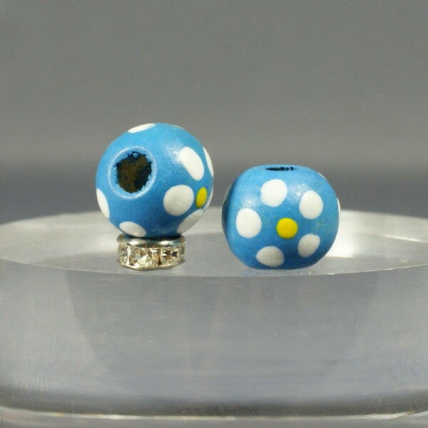 ウッドビーズ　ラウンド　10mm　15個　アクセサリーパーツ　手芸用品