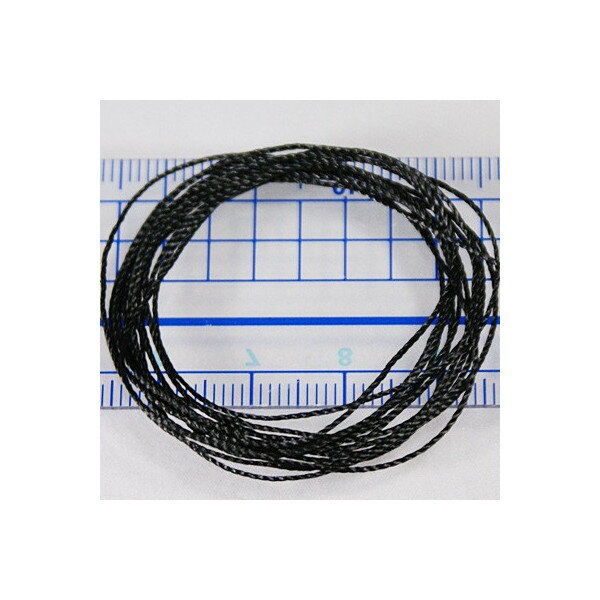 ナイロンコード　径0.5mm5m　黒ナイロンコード　径0.5mm5m　黒