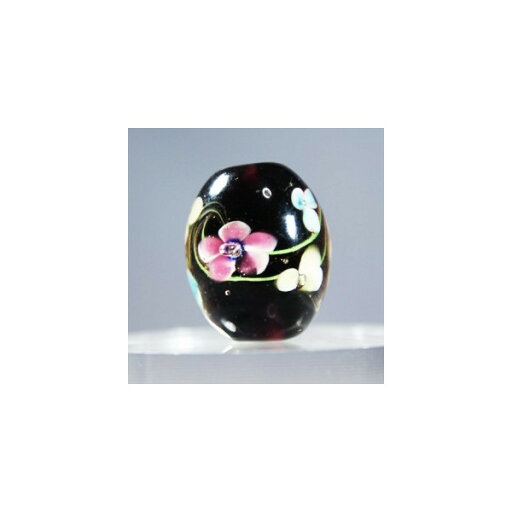 トンボ玉 ナツメブラック 12×14mm 2個 アクセサリーパーツ 手芸品 手作りネックレス トンボ玉 ナツメブラック 12×14mm 2個 アクセサリーパーツ 手芸品 手作りネックレス