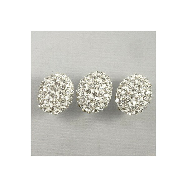 キラキラ ラインストーン デザインパーツ 楕円 クリスタル 12x15mm 1個 アクセサリーパーツ 手芸品