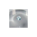 クリスタル ガラス ビ ーズ 6×4mm アクアマリン 10個 アクセサリーパーツ 手芸用品