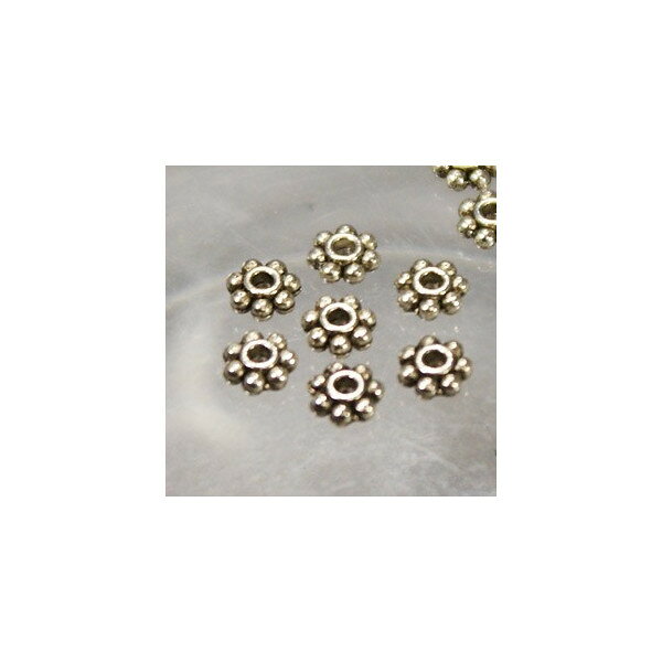 锆珠 - メタルパーツ　スベーサー ドーナツ　シルバーカラー　 1x4mm　10個　アクセサリーパーツ　手芸用品