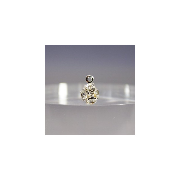 メタルパーツ　丸　ドロップ　WS　6mm　4個　アクセサリーパーツ　手芸用品