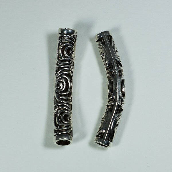 メタルパーツ ロジウム7X47mm 1個 穴5MM アクセサリーパーツ 手芸用品 プレスレット ネックレス