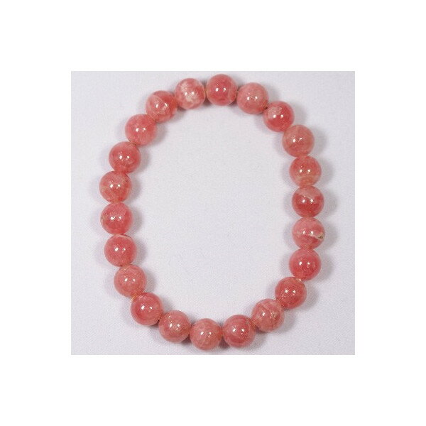 天然石　インカローズ ブレスレット　10mm　パワーストーン　御守り石