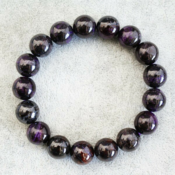 天然石　スギライト　ブレスレット　12mm　パワーストーン　御守り石　風水石