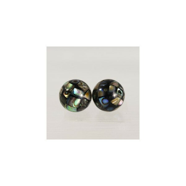 アバロンシェル　クラッキングボール　10mm 2個入　アクセサリーパーツ　手芸用品　手作り用品