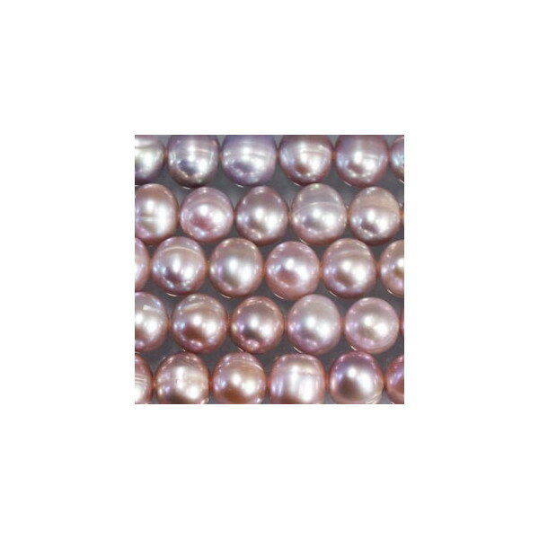 淡水パール　パープル　丸　5mm　1本入り　新入荷 アクセサリーパーツ　手芸品　手作りネックレス　お..