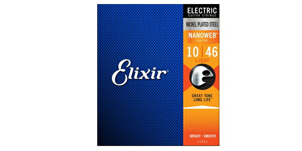 ELIXIR エリクサー 12052 / NANOWEB ANTI-RUST アンチラスト Light/10-46 エレキギター弦 ライトゲージ