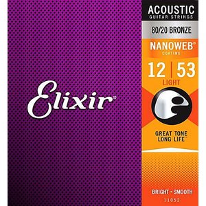 ELIXIR ꥯ11052/ACOUSTIC NANOWEB ANTI-RUST 饹 LIGHT 饤ȥ/12-53 ƥå