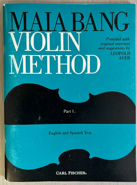 【訳あり品特価！】【表紙・裏表紙にキズあり】　MAIA BANG VIOLIN METHOD Part.1 （マイア・バン・バイオリン・メソッド パート1）