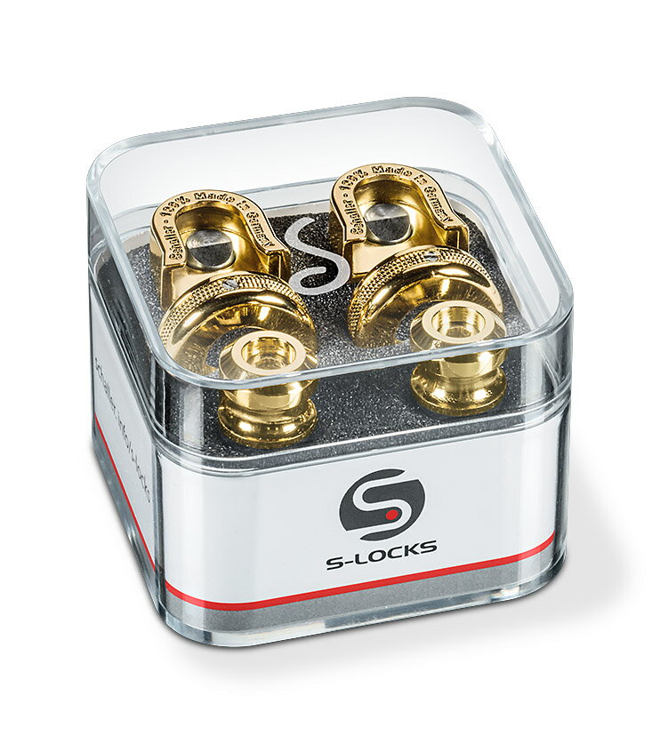 送料無料 【定形外郵便】 新品 Schaller （シャーラー） ストラップ外れ防止ロックピン Security Lock （セキュリティ ロック） Gold （ゴールド）