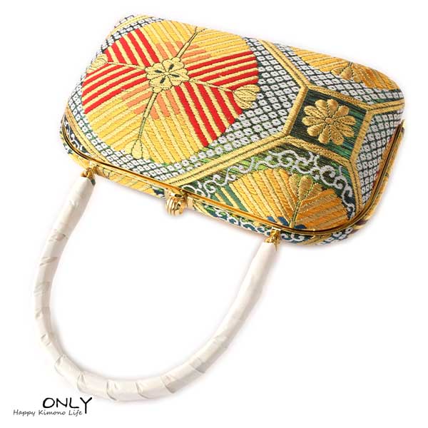 振袖用 正絹 紗織 西陣織 帯地 最高級 草履バッグセット 25cm 新作 新品 未使用 成人式 卒業式 お正月 結婚式 パーティーLLサイズ