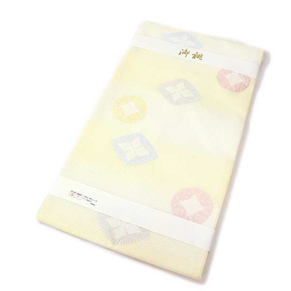 夏帯 仕立て上がり 九寸 絽 名古屋帯 京都 西陣織 正絹 新品