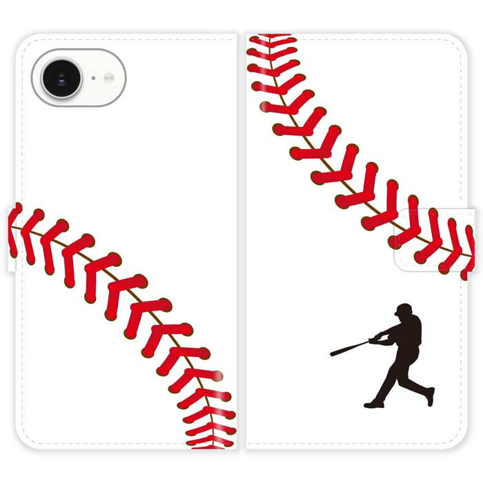Rakuten - iPhone16e 手帳型 iPhone 16e ケース カバー 野球 ボール スポーツ ベースボール スマホケース スマホカバー アイフォン アイフォーン iphoneケース アイホン アイホーン 携帯