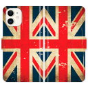 iPhone16 iPhone15 iPhone14 Pro Max iPhone13 Mini iPhone12 iPhoneSE 3 2 iPhone11 iPhoneXs Max iPhoneX iPhone8 7 Plus 手帳型 ケース カバー ユニオンジャック グランジ 国旗 イギリス レトロ 携帯