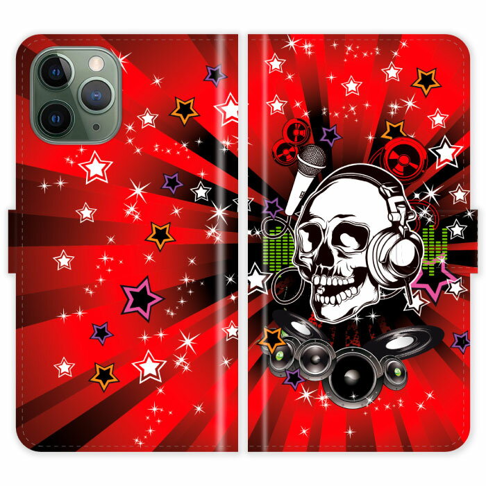 Rakuten - iPhone11 Pro Max 手帳型 iPhone 11 Pro Max ケース カバー スカルDJ ガイコツ かっこいい スマホケース スマホカバー アイフォン アイフォーン iphoneケース アイホン アイホーン 携帯