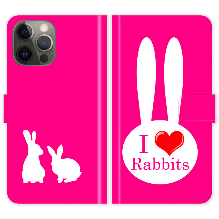 iPhone14 Pro 蒠^ iPhone 14 Pro P[X Jo[  I love rabbits 킢 X}zP[X X}zJo[ ACtH ACtH[ iphoneP[X ACz ACz[