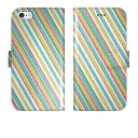 iPhone16 iPhone15 iPhone14 Pro Max iPhone13 Mini iPhone12 iPhoneSE 3 2 iPhone11 iPhoneXs Max iPhoneX iPhone8 7 Plus 手帳型 ケース カバー ストライプ シンプル バイヤス柄 ハート ドット マルチカラー 携帯