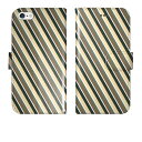 iPhone16 iPhone15 iPhone14 Pro Max iPhone13 Mini iPhone12 iPhoneSE 3 2 iPhone11 iPhoneXs Max iPhoneX iPhone8 7 Plus 手帳型 ケース カバー ストライプ シンプル バイヤス柄 ベージュ 携帯