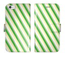 iPhone16 iPhone15 iPhone14 Pro Max iPhone13 Mini iPhone12 iPhoneSE 3 2 iPhone11 iPhoneXs Max iPhoneX iPhone8 7 Plus 手帳型 ケース カバー ストライプ シンプル バイヤス柄 ライムグリーン 携帯