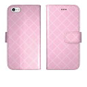 iPhone16 iPhone15 iPhone14 Pro Max iPhone13 Mini iPhone12 iPhoneSE 3 2 iPhone11 iPhoneXs Max iPhoneX iPhone8 7 Plus 手帳型 ケース カバー 格子柄 ダイアゴナル チェック ピンク 携帯