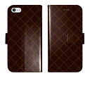 iPhone16 iPhone15 iPhone14 Pro Max iPhone13 Mini iPhone12 iPhoneSE 3 2 iPhone11 iPhoneXs Max iPhoneX iPhone8 7 Plus 手帳型 ケース カバー 格子柄 ダイアゴナル チェック チョコレート 携帯