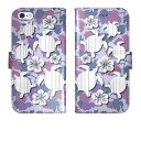 iPhone16 iPhone15 iPhone14 Pro Max iPhone13 Mini iPhone12 iPhoneSE 3 2 iPhone11 iPhoneXs Max iPhoneX iPhone8 7 Plus 手帳型 ケース カバー ウミガメとハイビスカス モンステラ柄 ホヌ柄 ハワイアン トロピカル ラベンダー 携帯