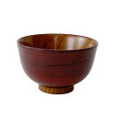 【在庫有り】木製 汁椀 百合型 外さび 根来塗内スリ漆 /漆器/器/和食器/うるし長屋 山中産業/ぬりもの/椀物/