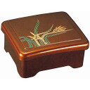 光月丼重 梨地蘭内朱【取寄せ商品】漆器/うな重/器/うな重箱/和食器/業務用/お重/かつ重/鰻/土用の丑の日/うなぎ/3-631-5