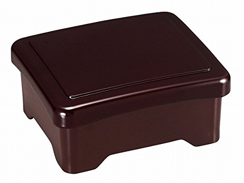 【在庫有り】新光月丼重 新溜艶消し内朱　漆器/うな重/器/うな重箱/和食器/業務用/お重/かつ重/鰻/土用の丑の日/うなぎ/大量注文を承ります/5-731-1/3-633-1のサムネイル